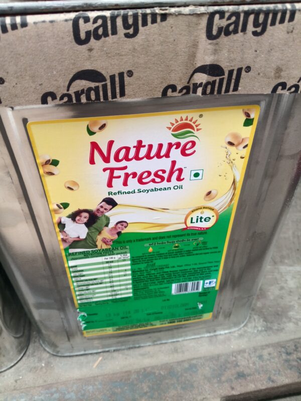 Nature fresh refined soybean oil 15ltr