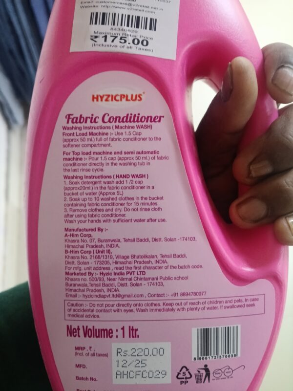 Fabric conditioner 1l