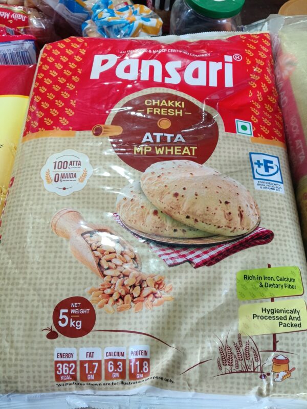 Pansari chakki fresh aata mp wheat 10kg