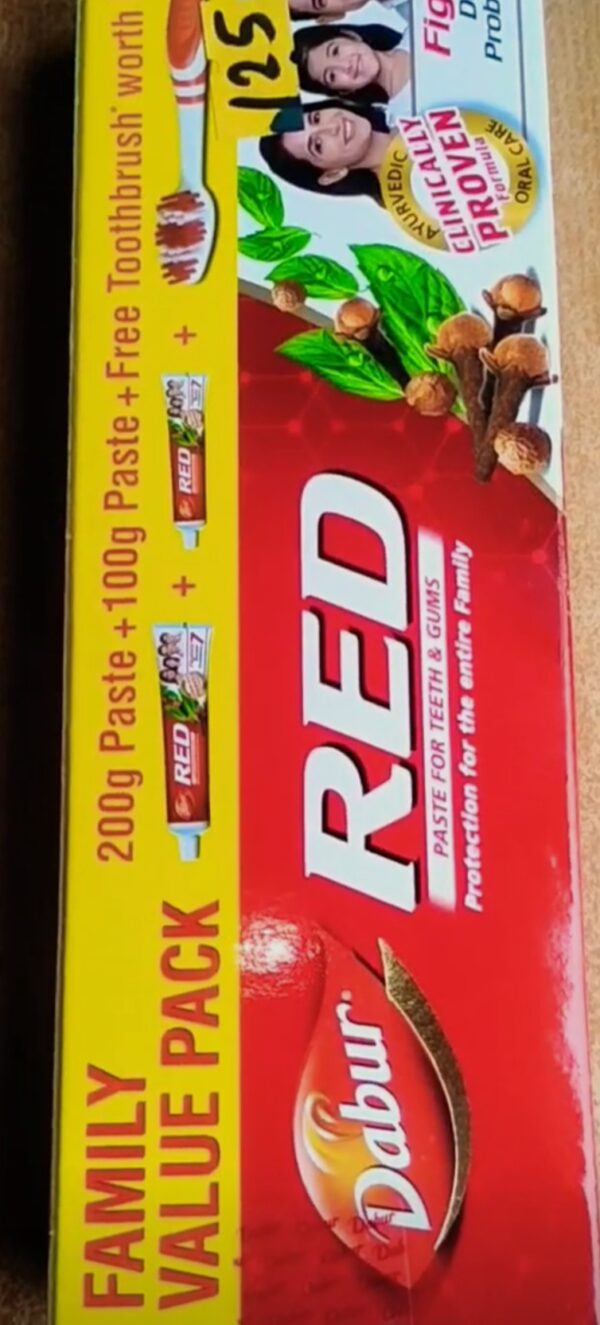 Dabour red pest 200 gm +100 free