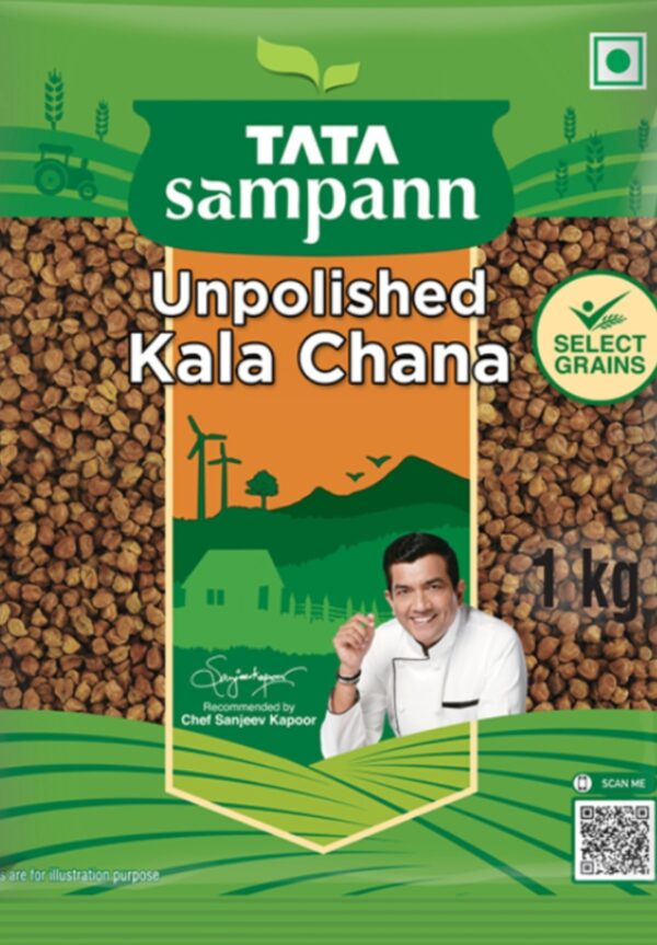 Tata sampann unpolished kala chana 1kg