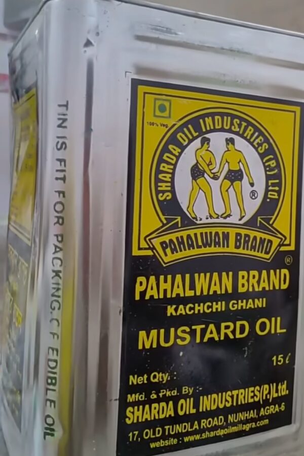 Pahalwan brand kachi ghani mastered oil 15 ltr